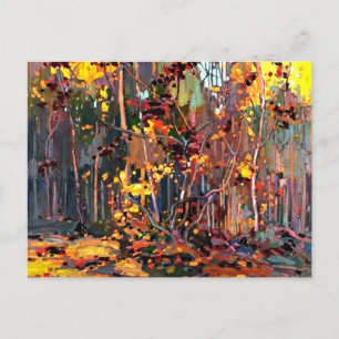 Maple Saplings, bra konsmålning av Tom Thomson, Vykort