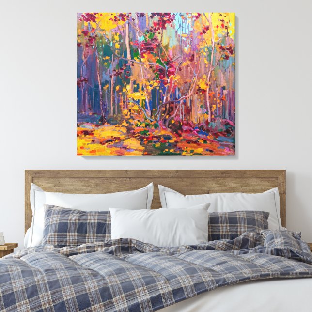 Maple Saplings oktober | Tom Thomson | Canvastryck (Insitu (sovrum))