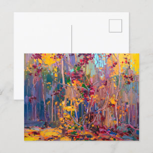 Maple Saplings oktober Tom Thomson Vykort