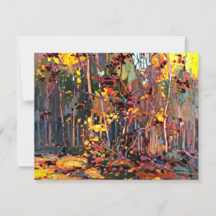 Maple Saplings, populär teckning av Tom Thomson
