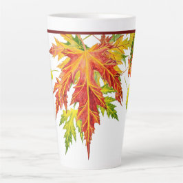 Maple silver på en stor latte Mugg