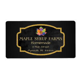 Maple Syrup Business Shipping Label Fraktsedel