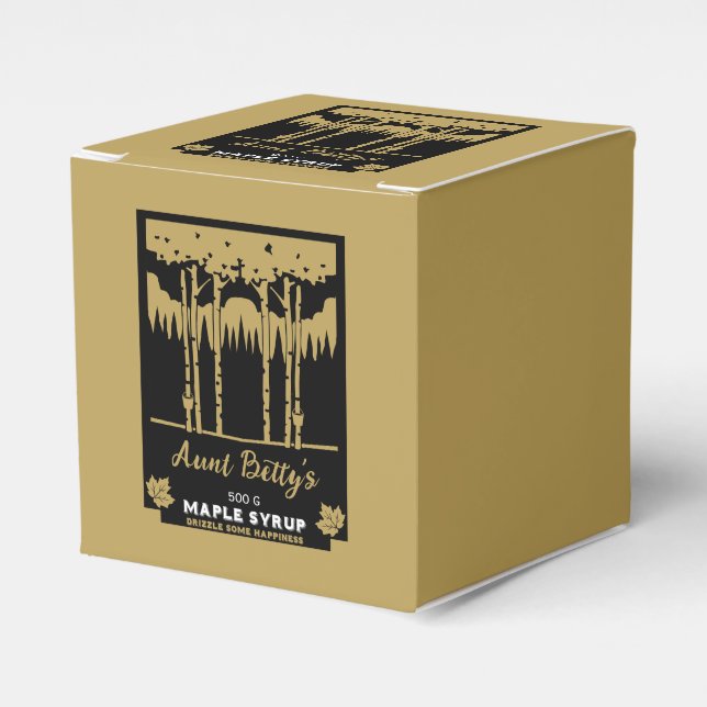 Maple Syrup Farmers Market Presentaskar (Framsidan Sidan)