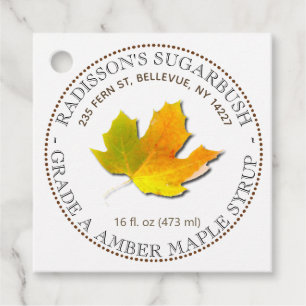 Maple Syrup Gult Sugar Maple Nutrition Facts Gåvor Etiketter
