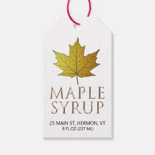 Maple Syrup Nutrition Facts Klass/säsong Checklist Presentetikett