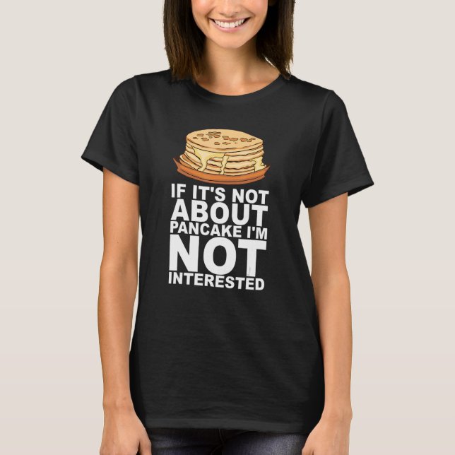 Maple Syrup Pancake Breakfast Design for a Pancake T Shirt (Framsida)