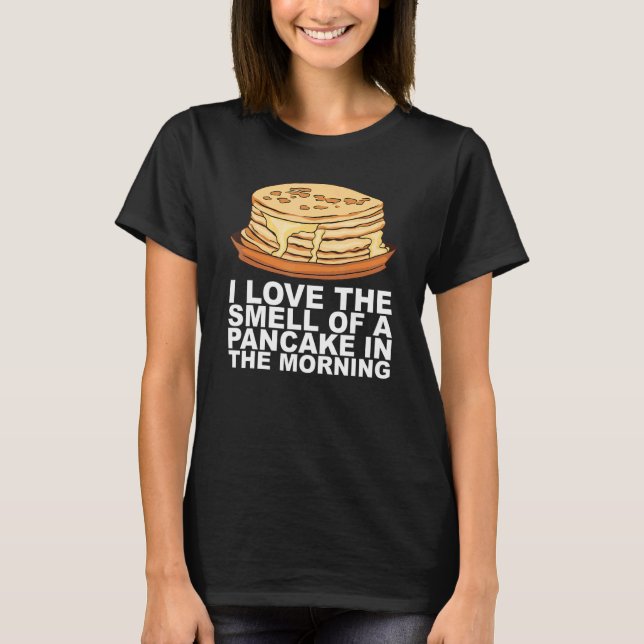 Maple Syrup Pancake Breakfast Design for a Pancake T Shirt (Framsida)