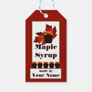 Maple Syrup Presentetikett