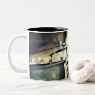 Maple Syrup Sugar Sap Running Bucket Natature Två-Tonad Mugg