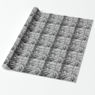 Maple Träd i Snö Presentpapper