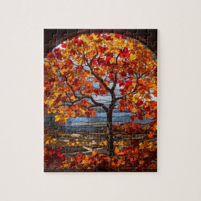 Maple Träd Pussel (Vertikal)