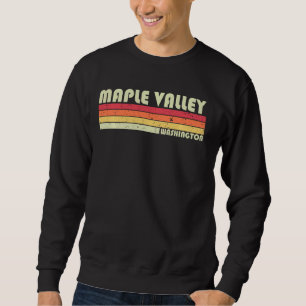 Maple Valley Wa Washington Roligt Stad Hem Rötter  Lång Ärmad Tröja