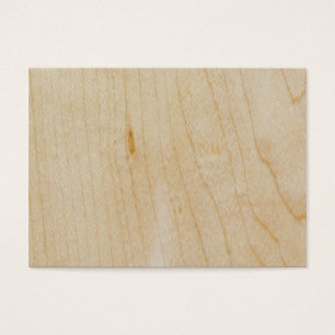 Maple wood visitkort