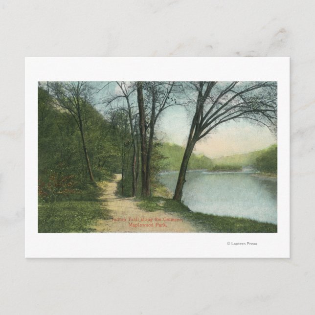 Maplewood Park Indian Trail Vykort (Framsida)