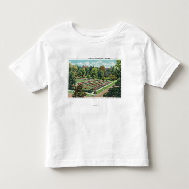 Maplewooden parkerar den rosa trädgården beskådar t shirt (Framsida)