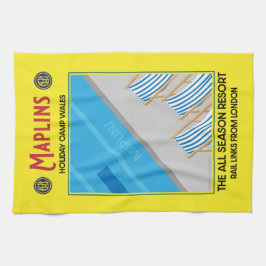 Maplins Vintage British Helgdag Camps Kökshandduk