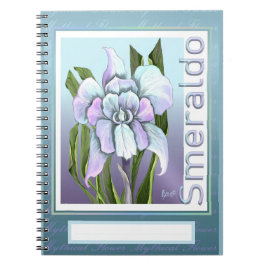 Mapp för blomsterfickan Smeraldo Anteckningsbok