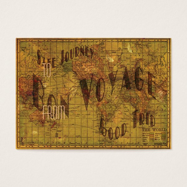 Mappa mina resvägar visitkort (Framsidan)