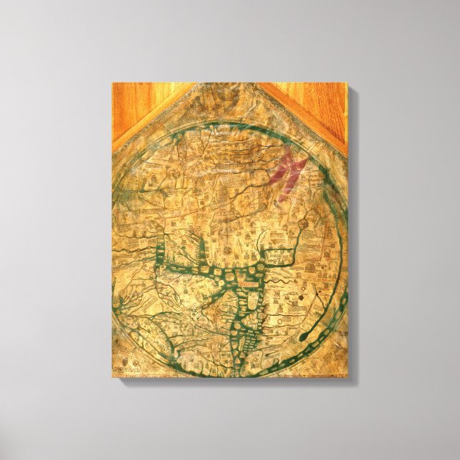 Mappa Mundi, 1290 Canvastryck (Framsida)