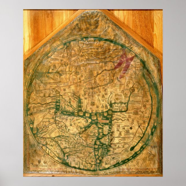 Mappa Mundi, 1290 Poster (Framsidan)