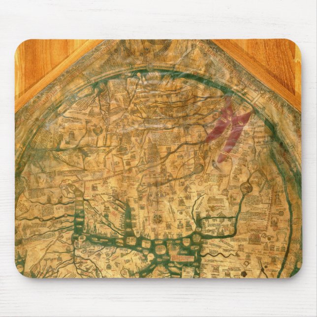 Mappa Mundi, c.1290 Musmatta (Framsidan)