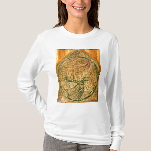 Mappa Mundi, c.1290 T-shirt (Framsida)