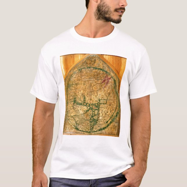 Mappa Mundi, c.1290 T Shirt (Framsida)