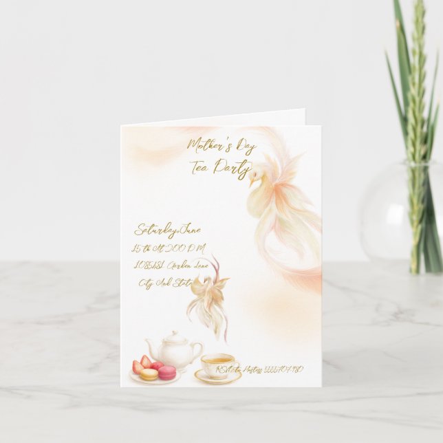 Mappad helgdag-inbjudan inbjudan (Framsida)