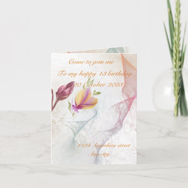 Mappad inbjudan (Framsida)