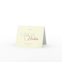 Mappade gästplatskort