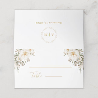 Mappat Bordsnummer-kort för bröllopsmottagning Placeringskort