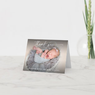 Mappat foto baby tack vare kort, skript meddelande