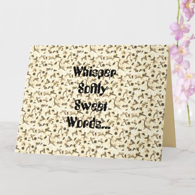 Mappat-gratulationskort Kort (Orkide)