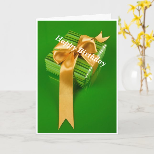 Mappat-gratulationskort Kort (Gul blomma)