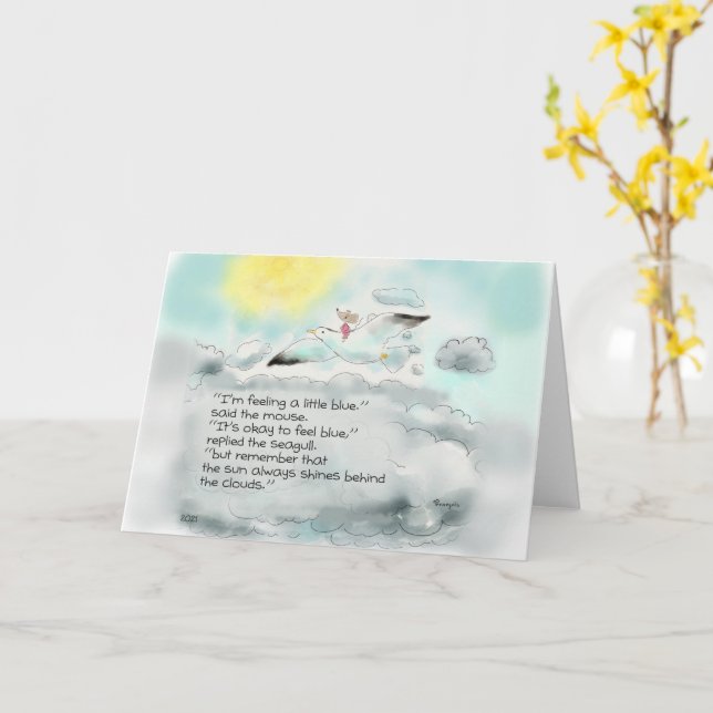 Mappat-gratulationskort Kort (Gul blomma)