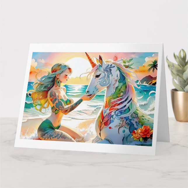 Mappat-gratulationskort Kort (Liten växt)