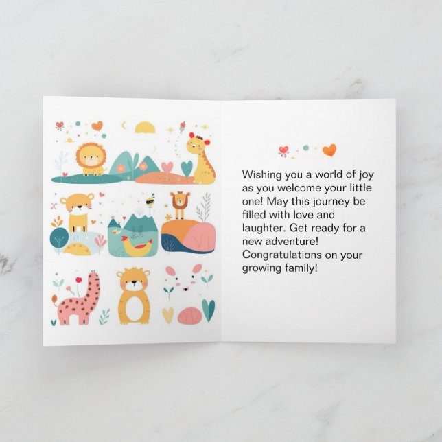 Mappat-gratulationskort Kort (Inuti)