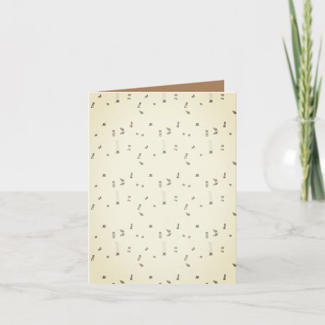 Mappat-gratulationskort Kort (Framsida)