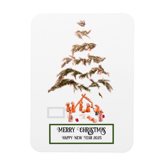 Mappat-gratulationskort Magnet (Vertikal)