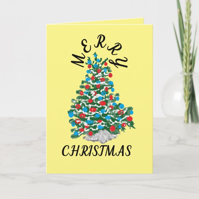 Mappat Helgdag-kort: GOD JUL Helgkort (Framsida)