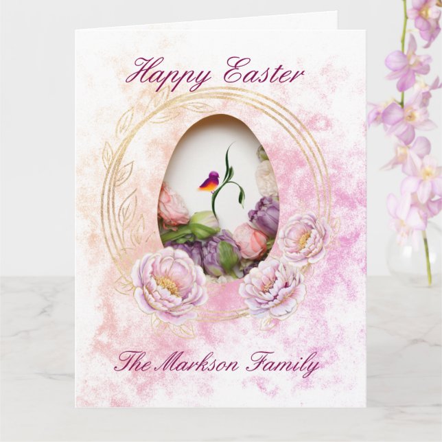 Mappat helgdag-kort kort (Orkide)