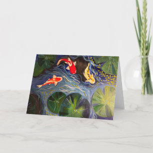 Mappat kort med Koi Fish