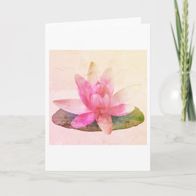 MAPPAT KORT: ROSA LOTUS KORT (Framsida)