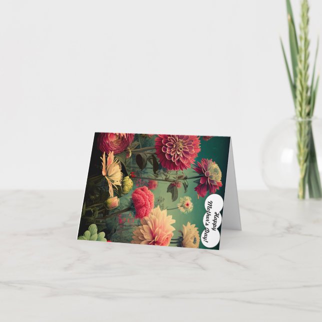 Mappat Mors dag-kort Tack Kort (Framsida)