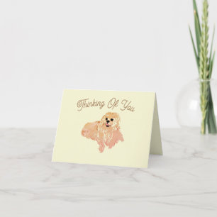 Mappat Note Card : Puppys Tankar Anteckningskort