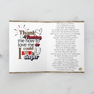 Mappat Soul Kärlek-anslutningsportal 1 Tack Kort