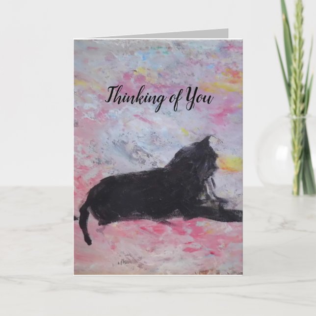 Mappat Sympathy Greeting Card Kort (Framsida)
