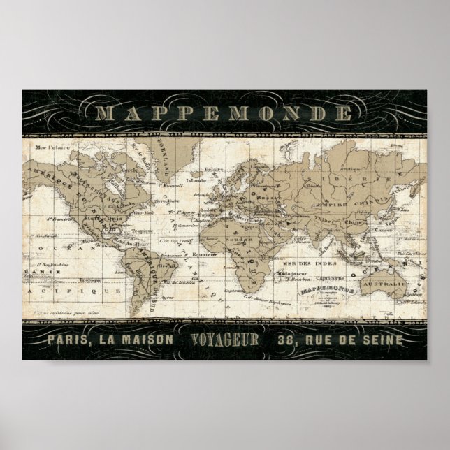 Mappemonde Poster (Framsidan)