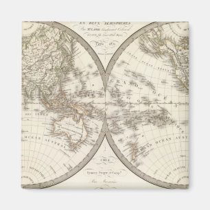 Mappemonde - världskarta magnet