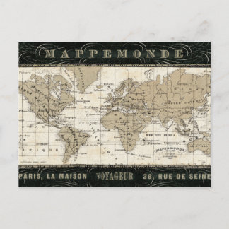 Mappemonde Vykort